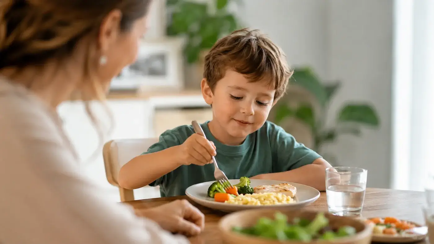 Educación del paladar infantil con alimentos saludables