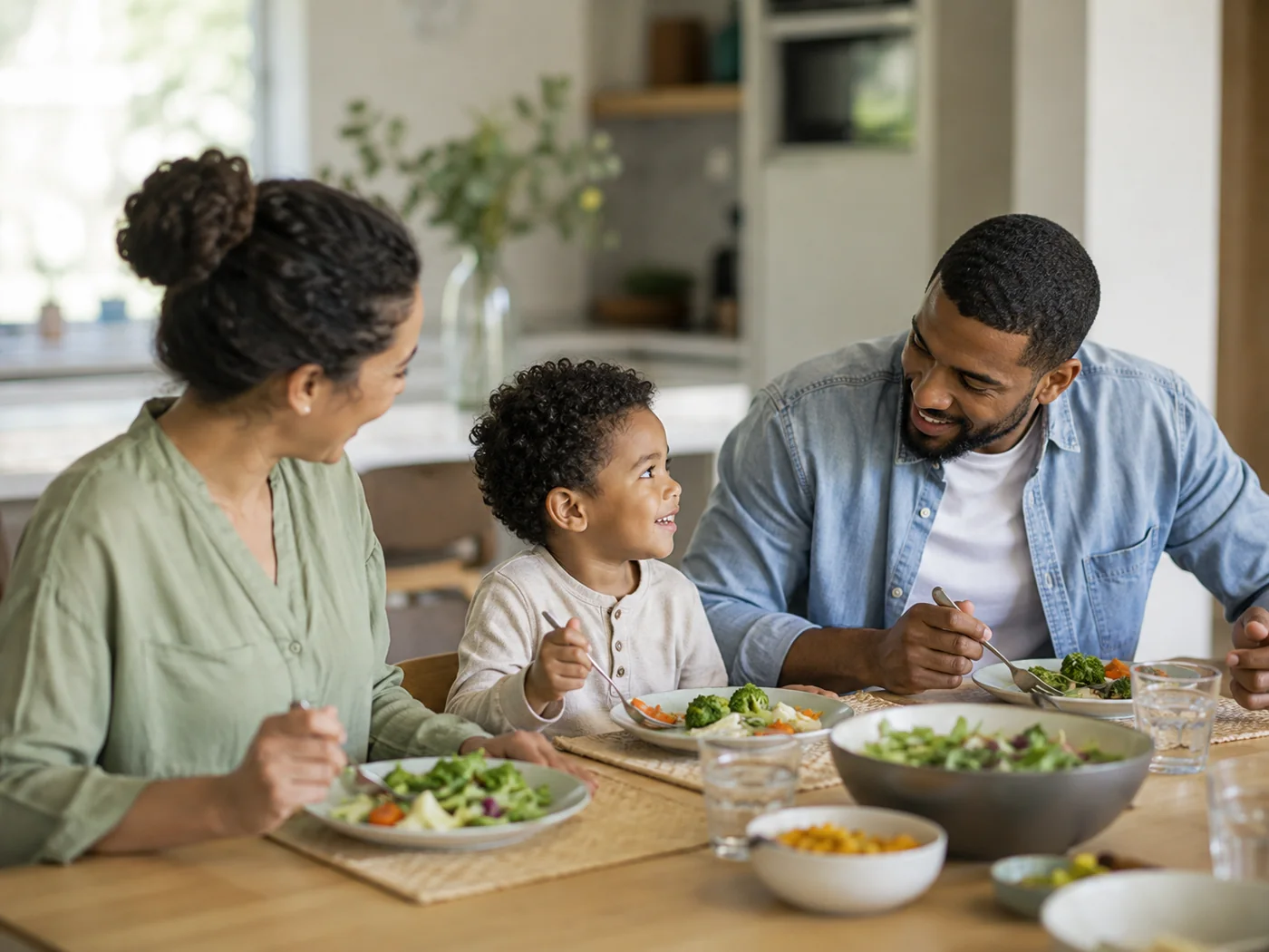 Hábitos alimentarios familiares y alimentación infantil equilibrada